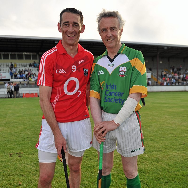 Jim Bolger and Davy Russell at Hurling for Cancer Research
