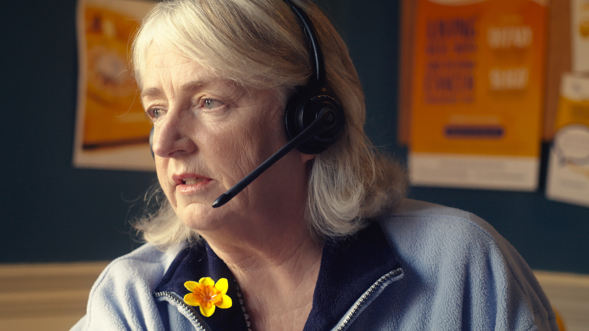 Support Line nurse Roz