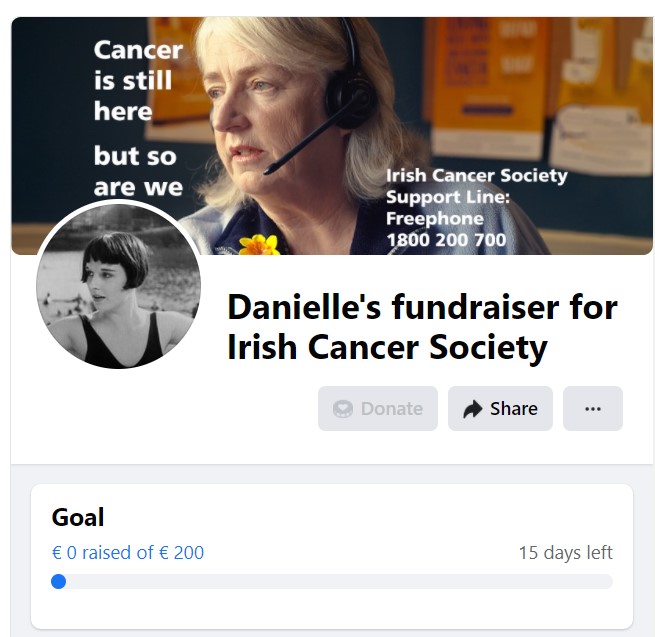 FB fundraiser profile