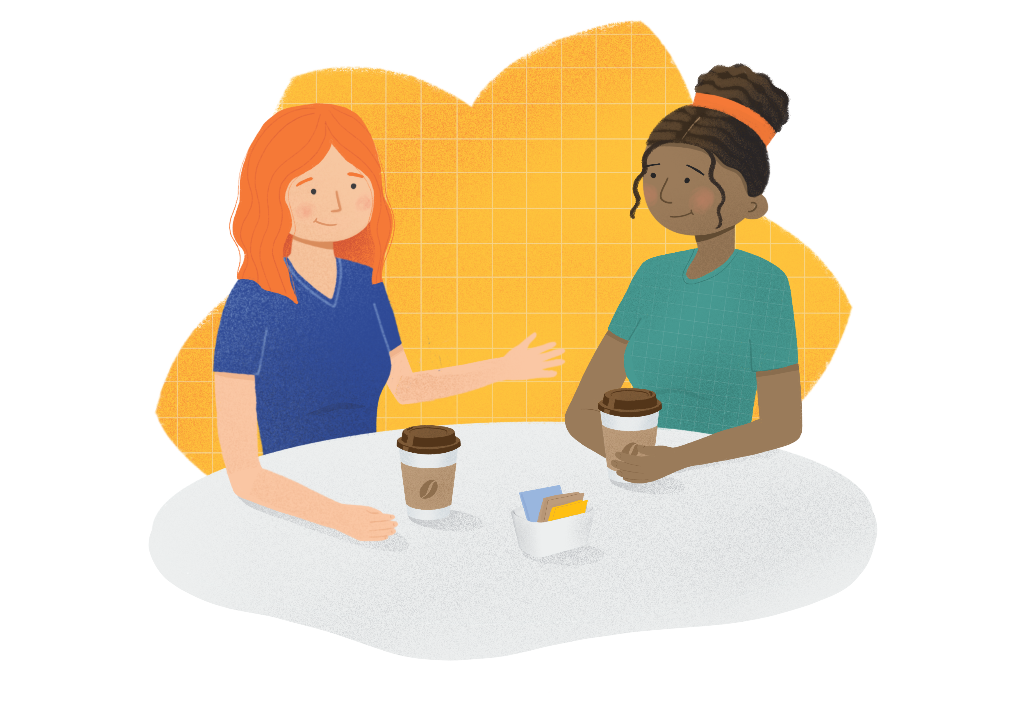 two mothers talking