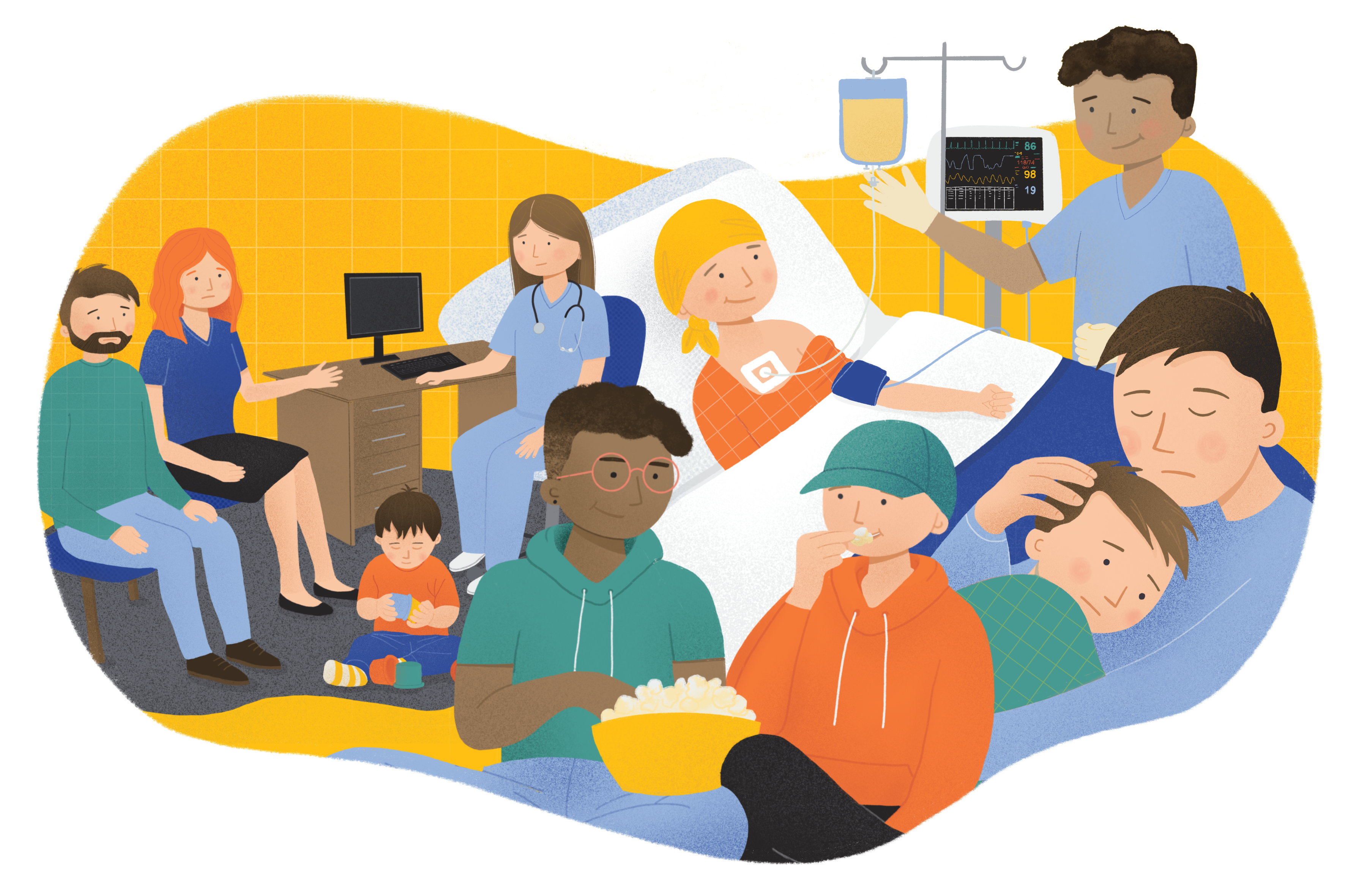 Children in hospital and at home