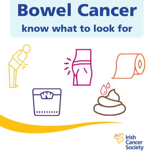 bowel cancer symptoms poster thumbnail
