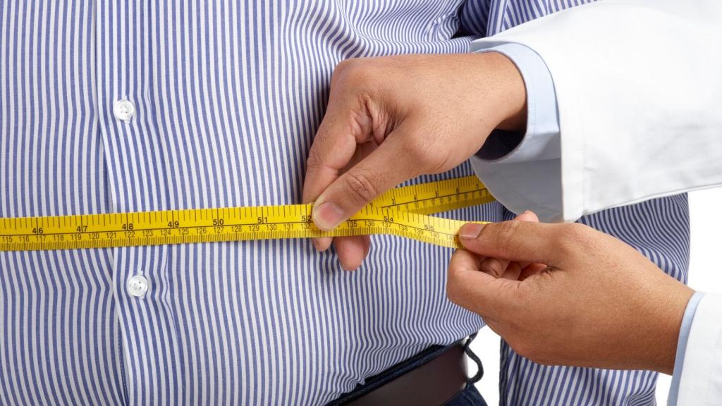 Overweight man