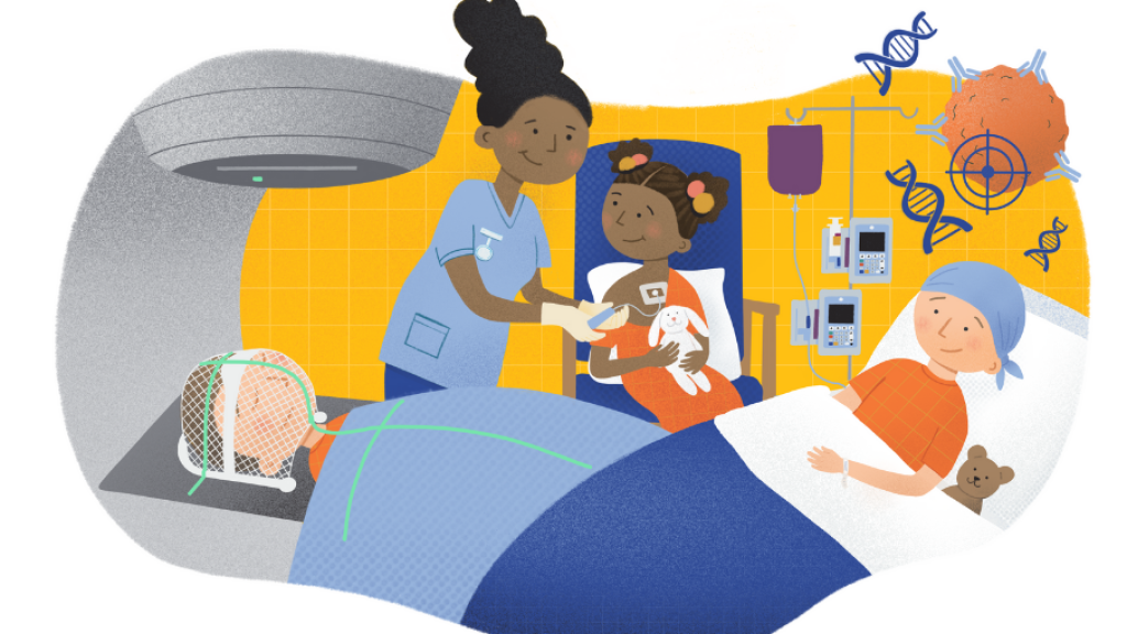 Different children's cancer treatments