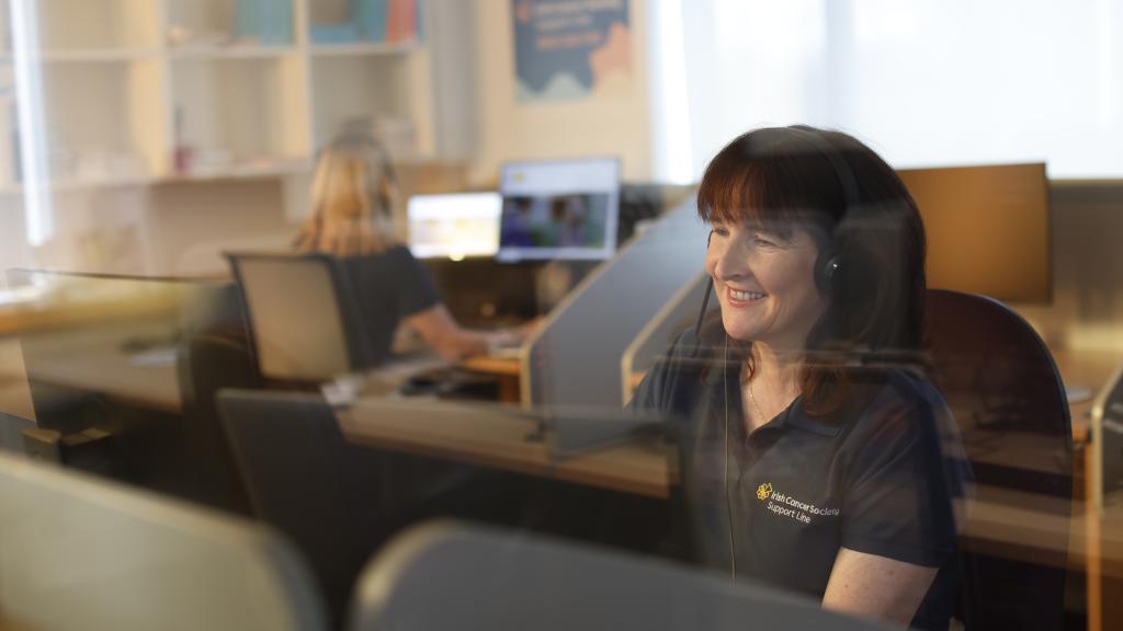 Edel, one of our Support Line nurses