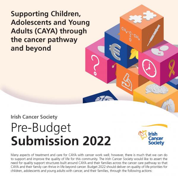 CAYA prebudget 2022 cover