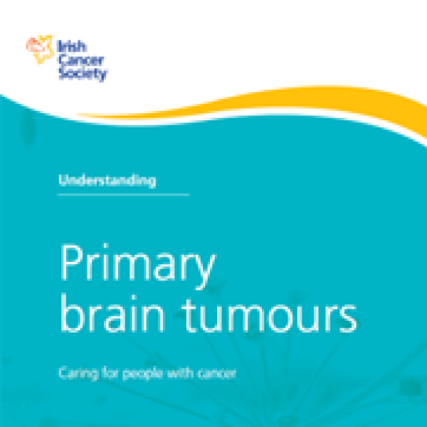 Cover of primary brain tumours patient booklet
