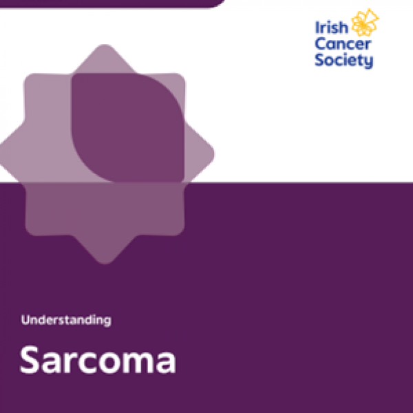 Cover of the Irish Cancer Society sarcoma booklet